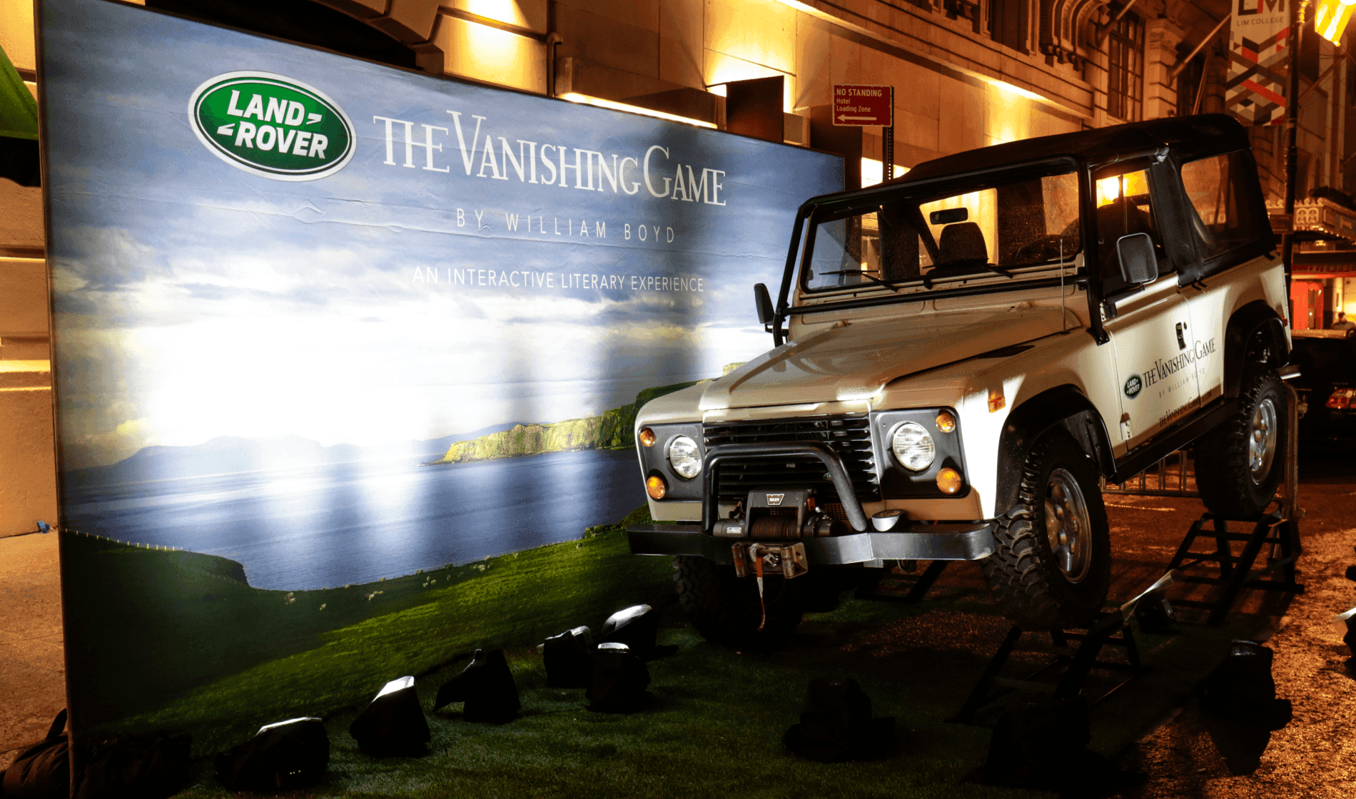 Land Rover The Vanishing Game Experience